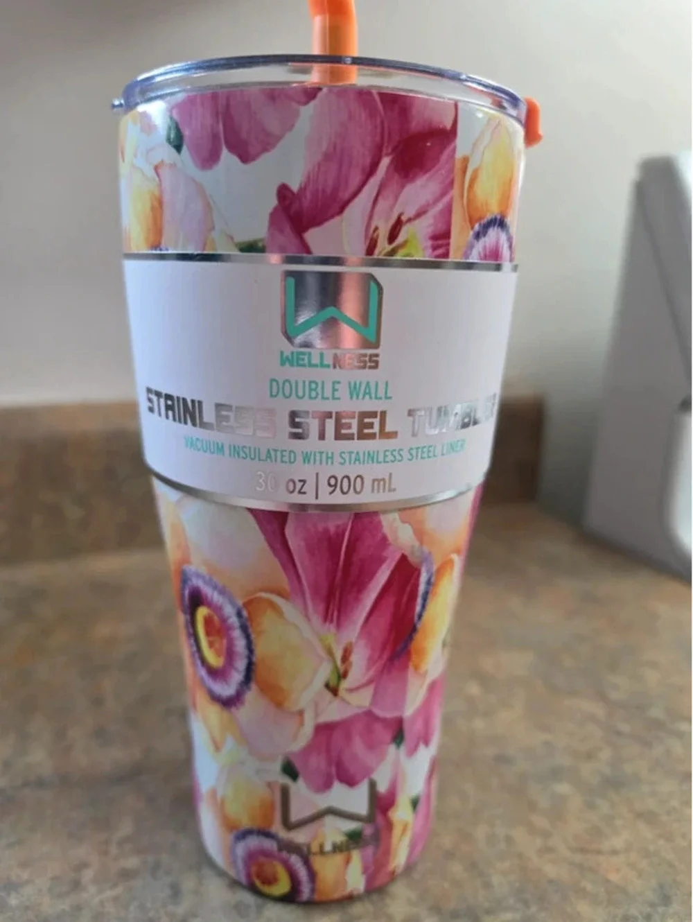 Wellness Stainless Steel Tumbler